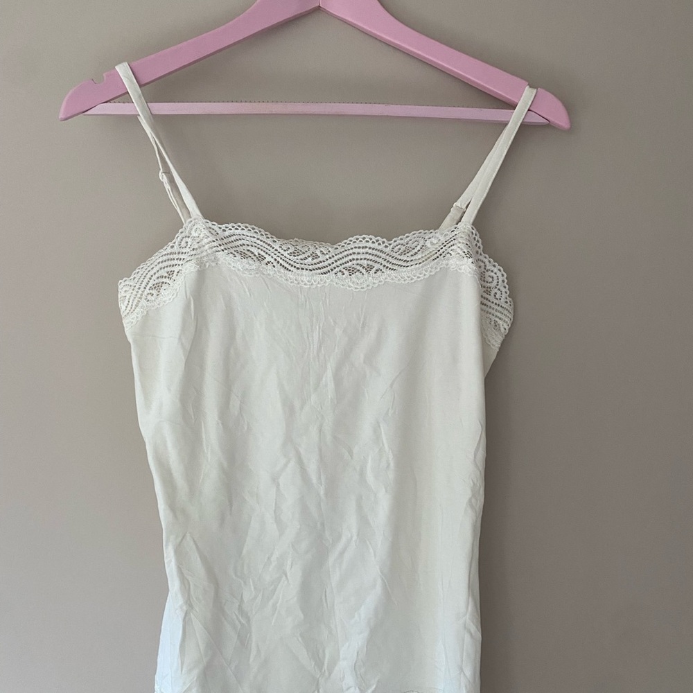 Ann Taylor Ivory Lace Camisole